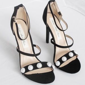 Black Heels w/Pearls